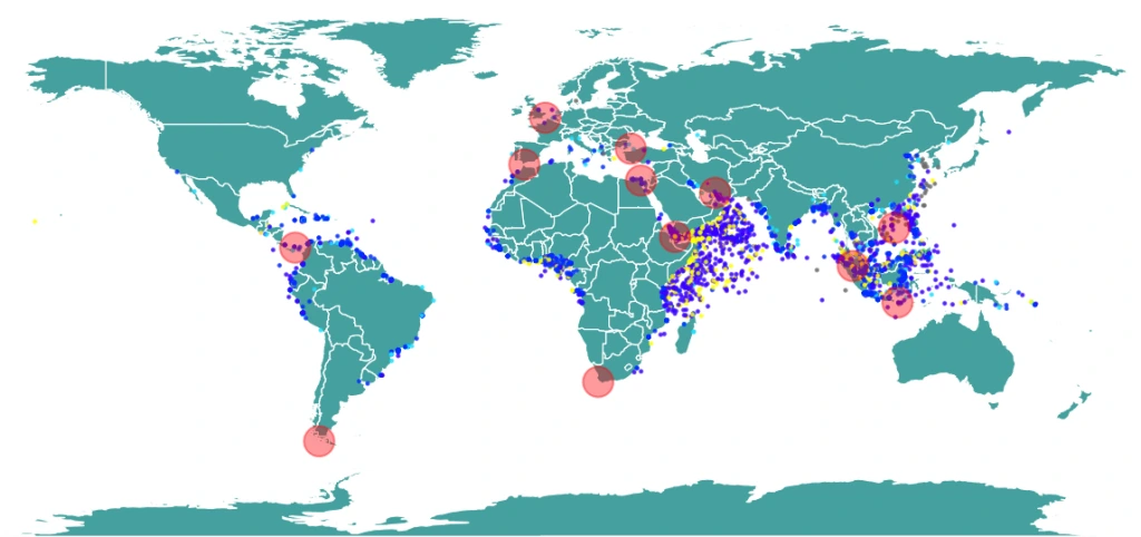 piracy hotspots